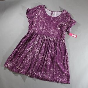 Purple Marbled Dress